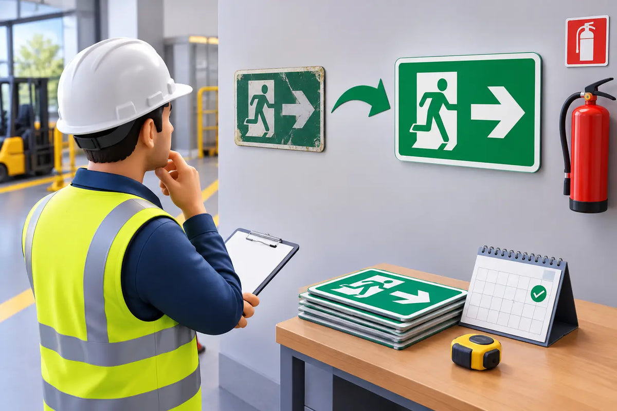 Quando trocar placas de segurança na empresa?