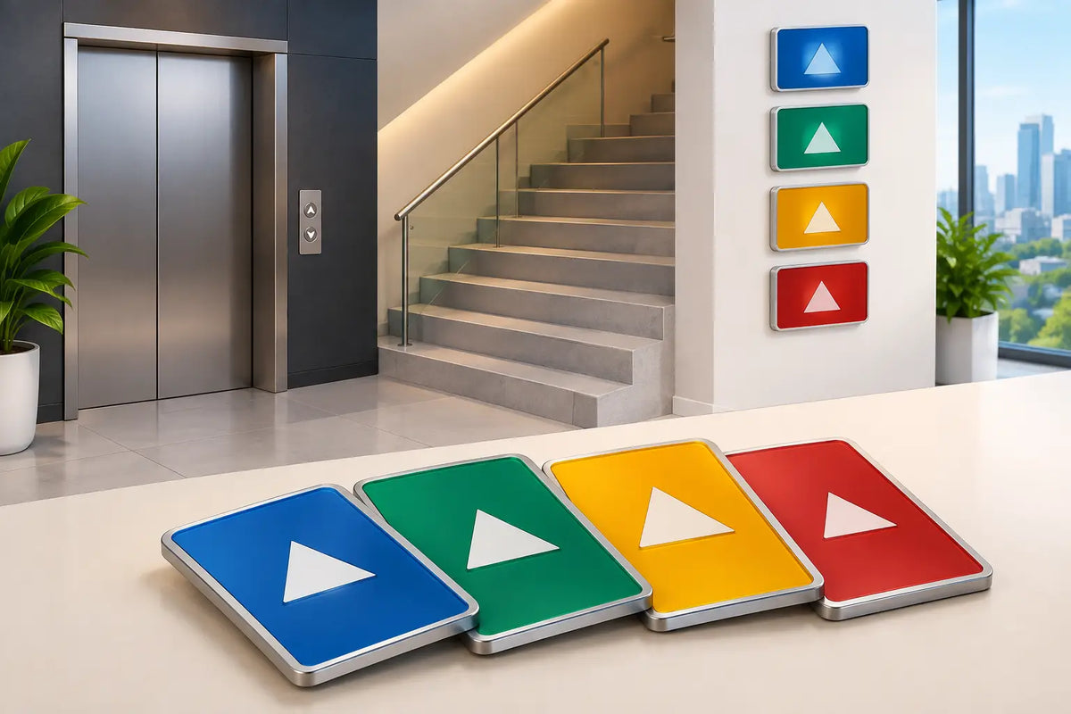 Placas para identificação de pavimentos certas