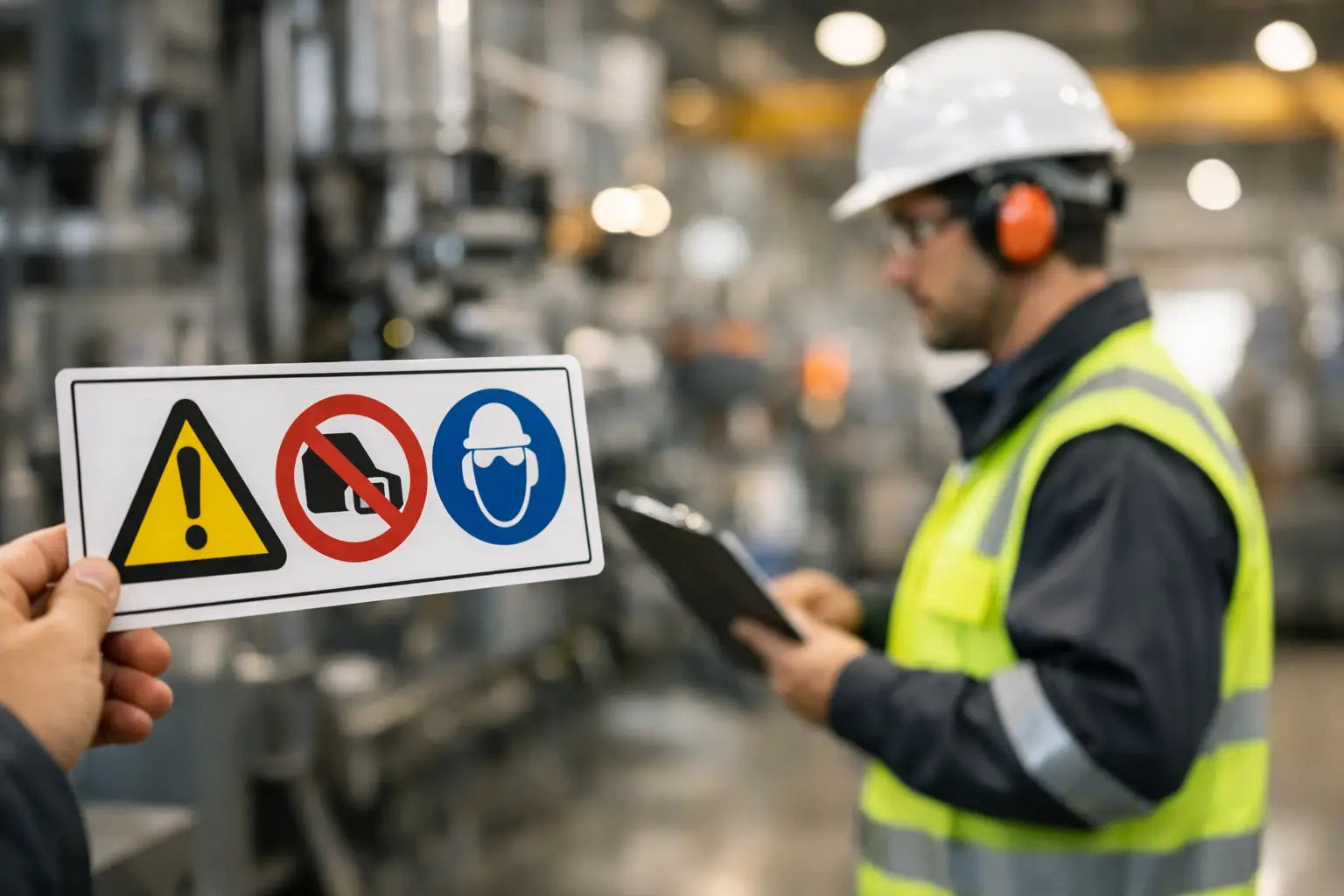 Placa de segurança industrial: como escolher
