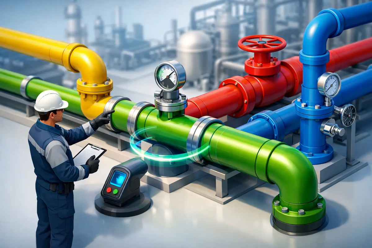 Como identificar tubulações industriais com segurança