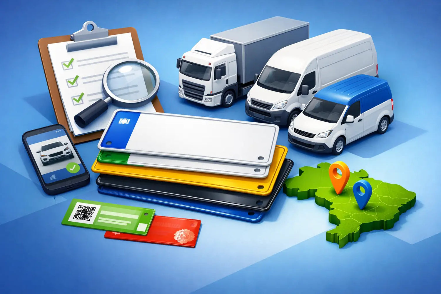 Guia de placas CONTRAN 973 para sua frota