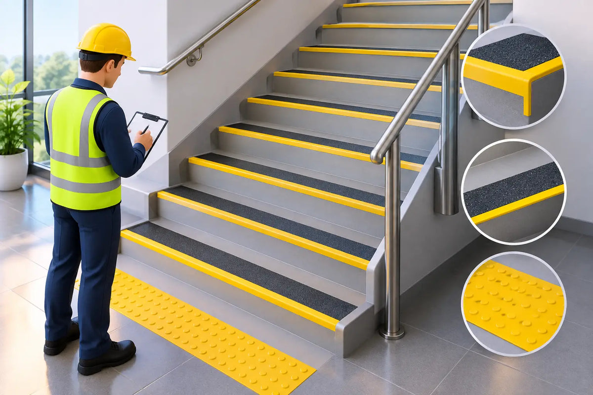 Placas para Escadas com Segurança e Conformidade