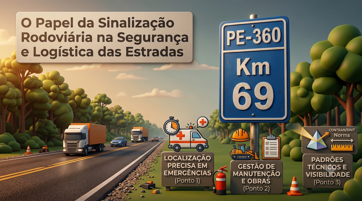 O Papel da Sinalização Rodoviária na Segurança e Logística