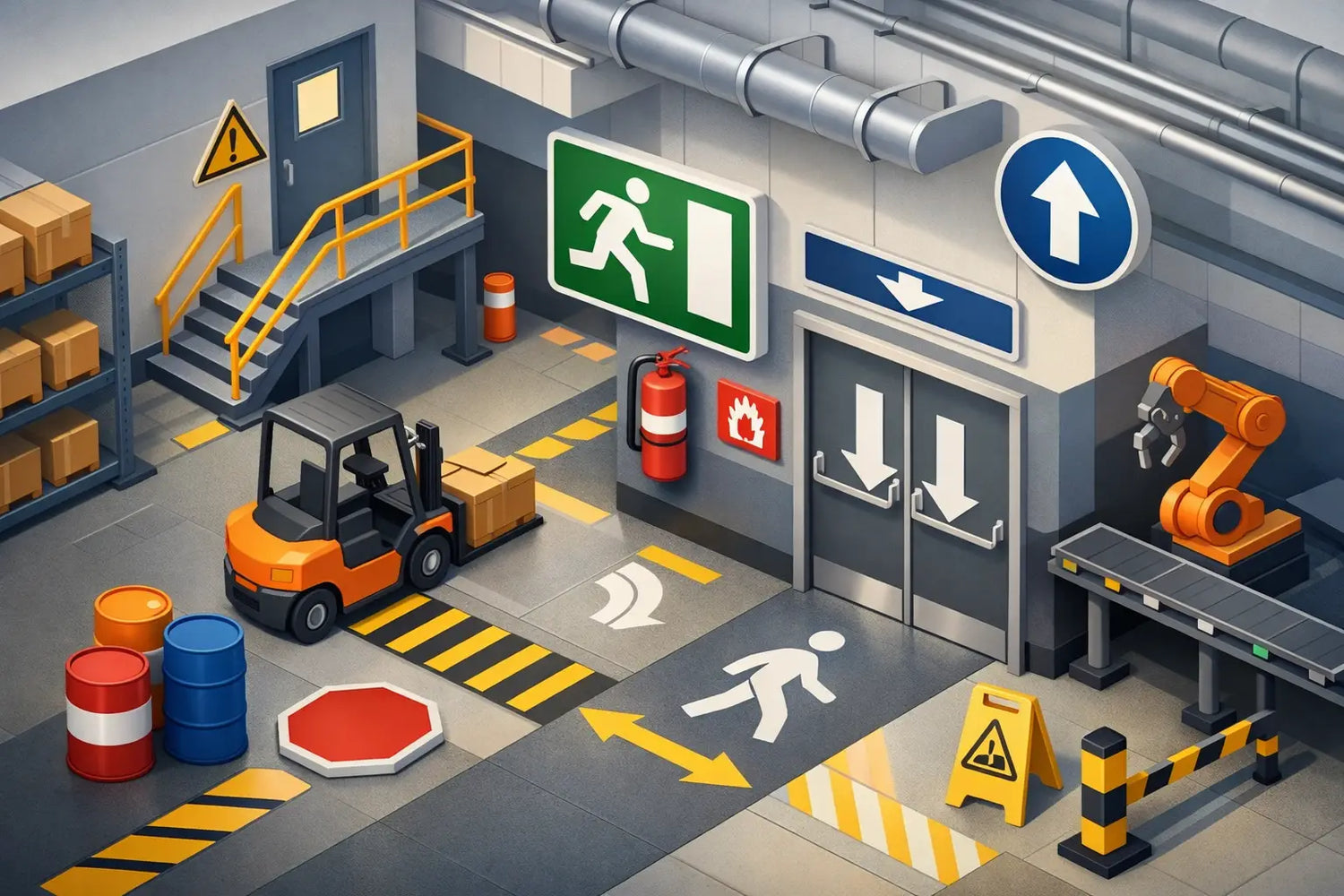 Como padronizar sinalização industrial interna