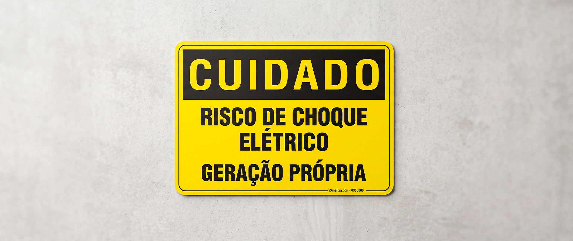 Cuidado | Sinalização de Segurança
