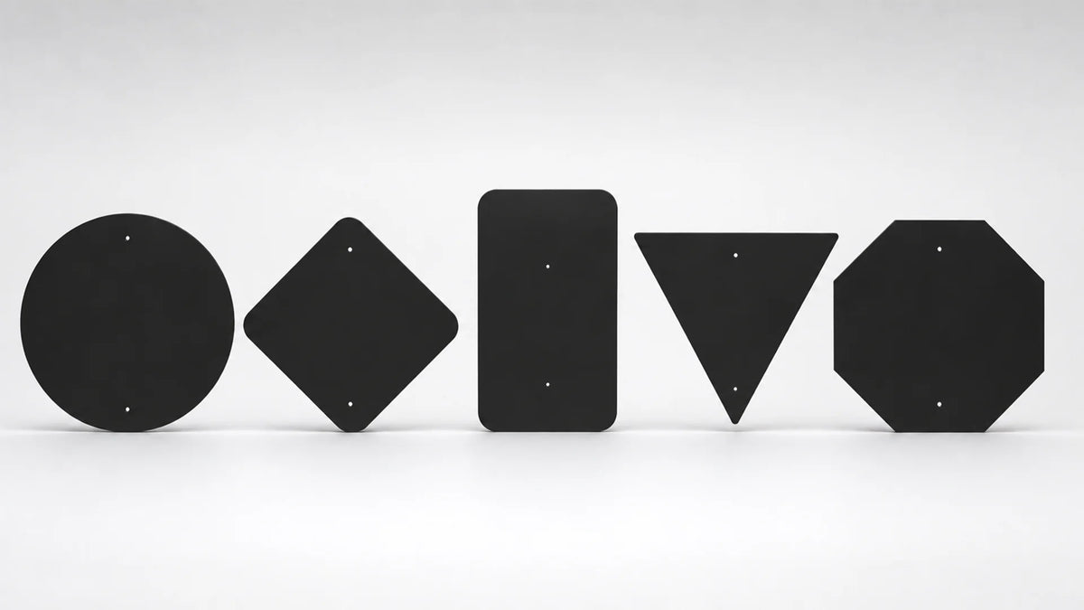 Chapas para Placas de Sinalização