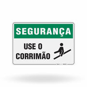 Placa Segurança - Use o Corrimão