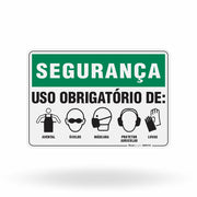 Placa Segurança - Uso Obrigatório de EPI