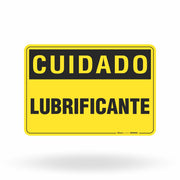Placa Cuidado -  Lubrificante