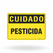 Placa Cuidado - Pesticida