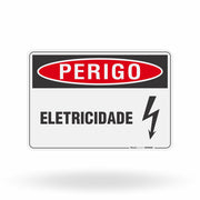 Placa Perigo - Eletricidade