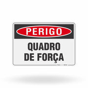 Placa Perigo - Quadro de Força