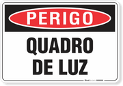 Placa Perigo Quadro De Luz
