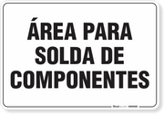 Placa Organização Área Para Solda De Componentes