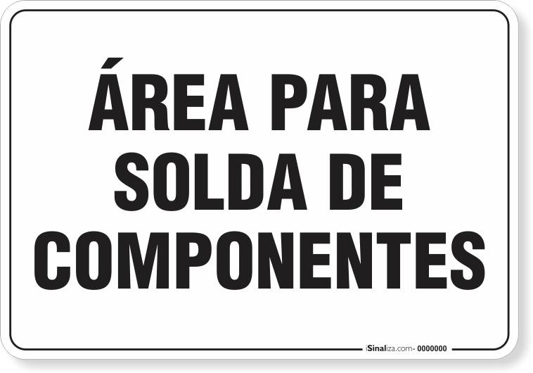Placa Organização Área Para Solda De Componentes