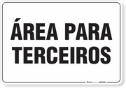 Placa Organização Área Para Terceiros