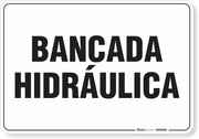 Placa Organização Bancada Hidráulica
