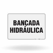 Placa Organização - Bancada Hidráulica