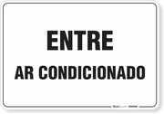 Placa Organização Entre Ar Condicionado