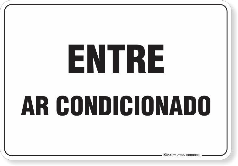 Placa Organização Entre Ar Condicionado