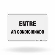 Placa Organização - Entre Ar Condicionado