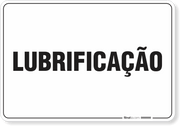 Placa Organização Lubrificação