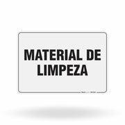 Placa Organização - Material de Limpeza