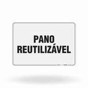 Placa Organização - Pano Reutilizável