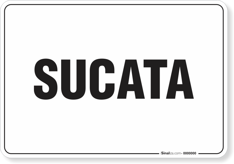 Placa Organização Sucata