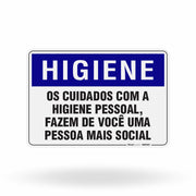 Placa Higiene - Higiene Pessoal e Convivência Social