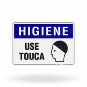 Placa Higiene - Use Touca