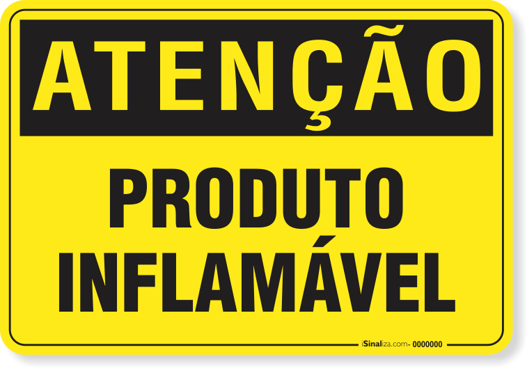 Placa Atenção Produto EX