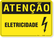 Placa Atenção Eletricidade