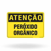 Placa Atenção - Peróxido Orgânico
