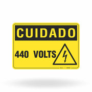 Placa Cuidado - 440 Volts