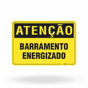Placa Atenção - Barramento Energizado