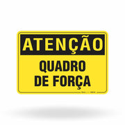 Placa Atenção - Quadro de Força