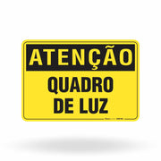 Placa Perigo - Quadro de Luz
