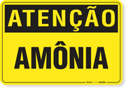 Placa Atenção Amônia