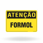 Placa Atenção - Formol