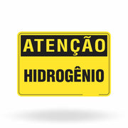 Placa Atenção - Hidrogênio