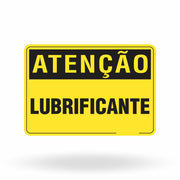 Placa Atenção - Lubrificante