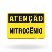 Placa Atenção - Nitrogênio