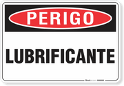Placa Perigo Lubrificante