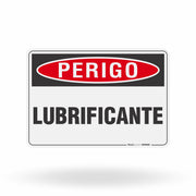 Placa Perigo - Lubrificante