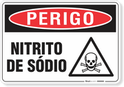 Placa Perigo Nitrito De Sódio