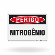 Placa Perigo - Nitrogênio