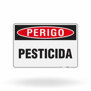 Placa Perigo - Pesticida
