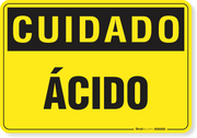 Placa Cuidado  Afaste-Se