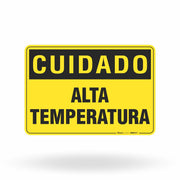 Placa Cuidado - Alta Temperatura